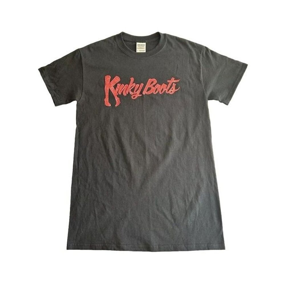 Unisex Small NYC Broadway Tony Award Kinky Boots Musical Black Red‎ Show T Shirt